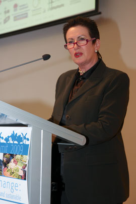 Food-Summit-CMoore The Sydney Food Fairness Alliance's Food Summit was opened by the Lord Mayor of Sydney, Clover Moore.