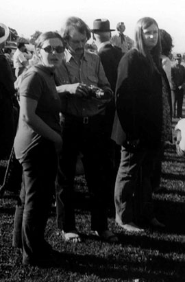 memoir-rg_bron_connie Connie, the author with camera and Bron Spencer.