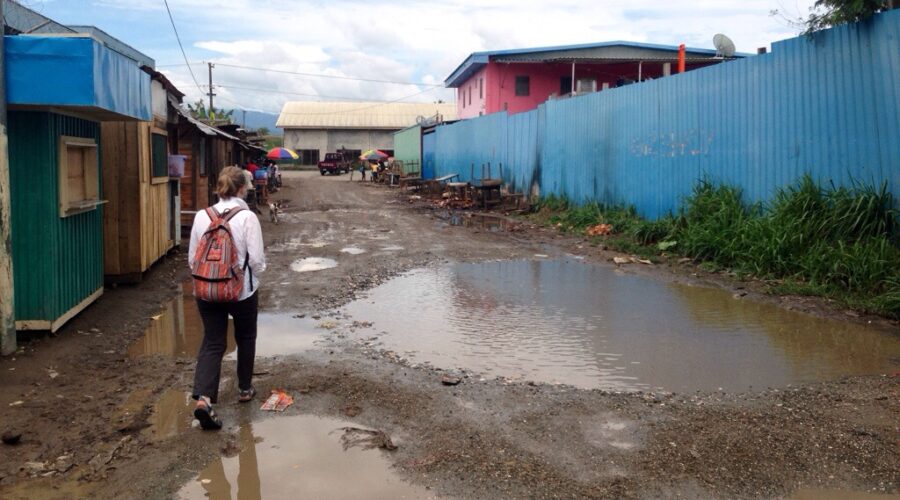 Solomons journeys: Just a little wet underfoot
