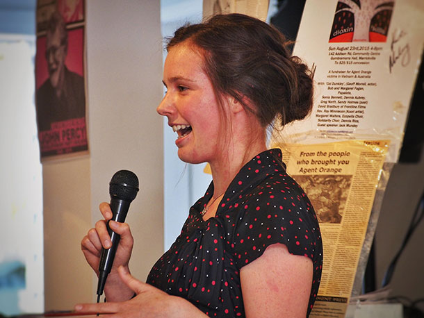 Sarah Garnham — the new face of a movement.