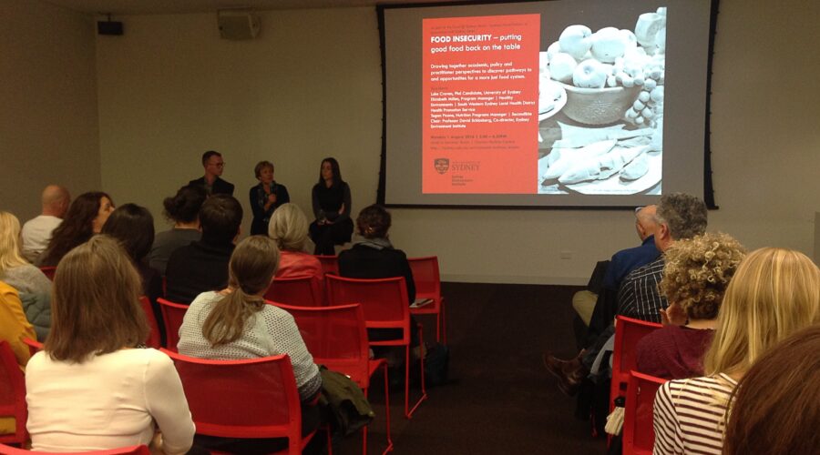 On the food frontline: seminar highlights growing challenge of food insecurity