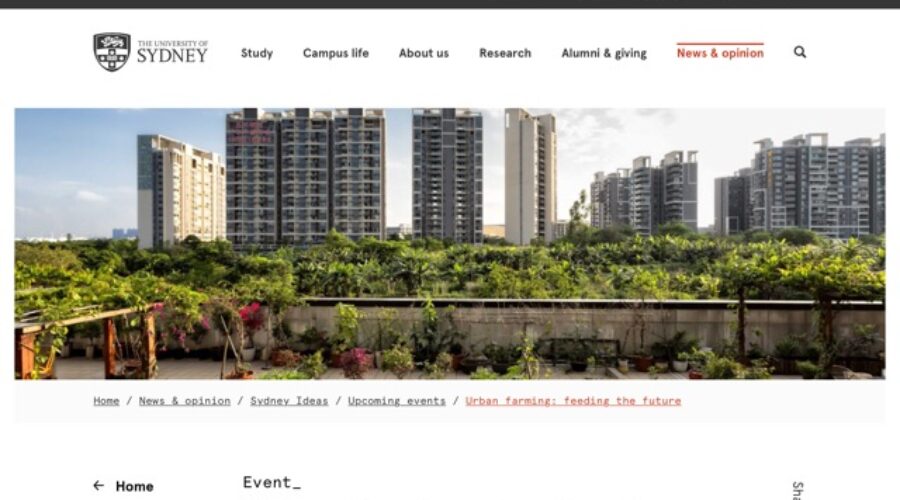 Good ideas flow at Sydney urban farming event